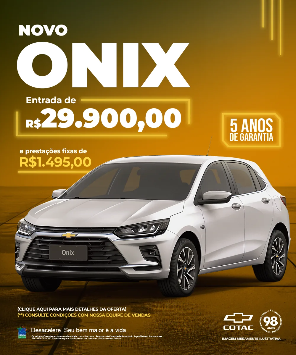Novo Onix 2026